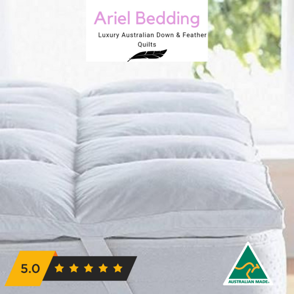 Ariel Miracle Plush Mattress Topper - Duck Down Queen