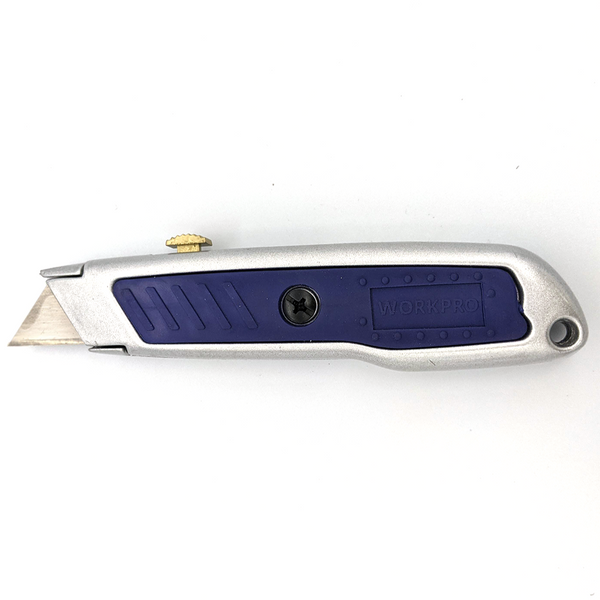 WORKPRO UTILITY KNIFE RETRACTABLE ALUMINUM