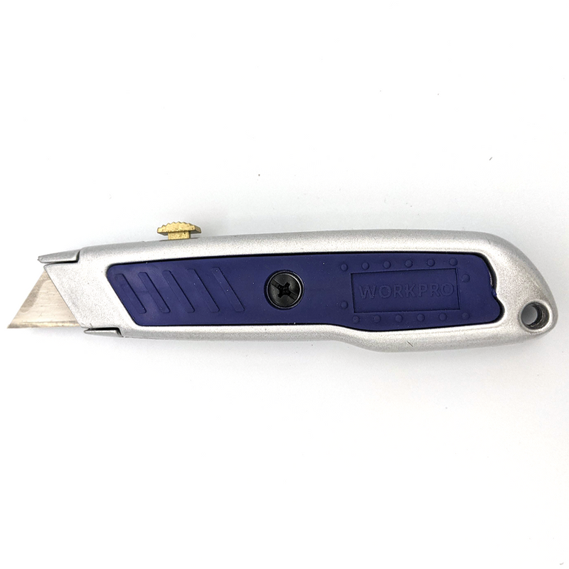 WORKPRO UTILITY KNIFE RETRACTABLE ALUMINUM