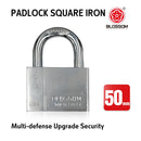 BLOSSOM PADLOCK STEEL CP RECTANGLE HEAVY DUTY 50MM