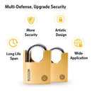 BLOSSOM PADLOCK BRASS PROTECTED SHACKLE 50MM