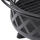 Outdoor Fire Pit BBQ Portable Camping Fireplace Heater Patio Garden Grill