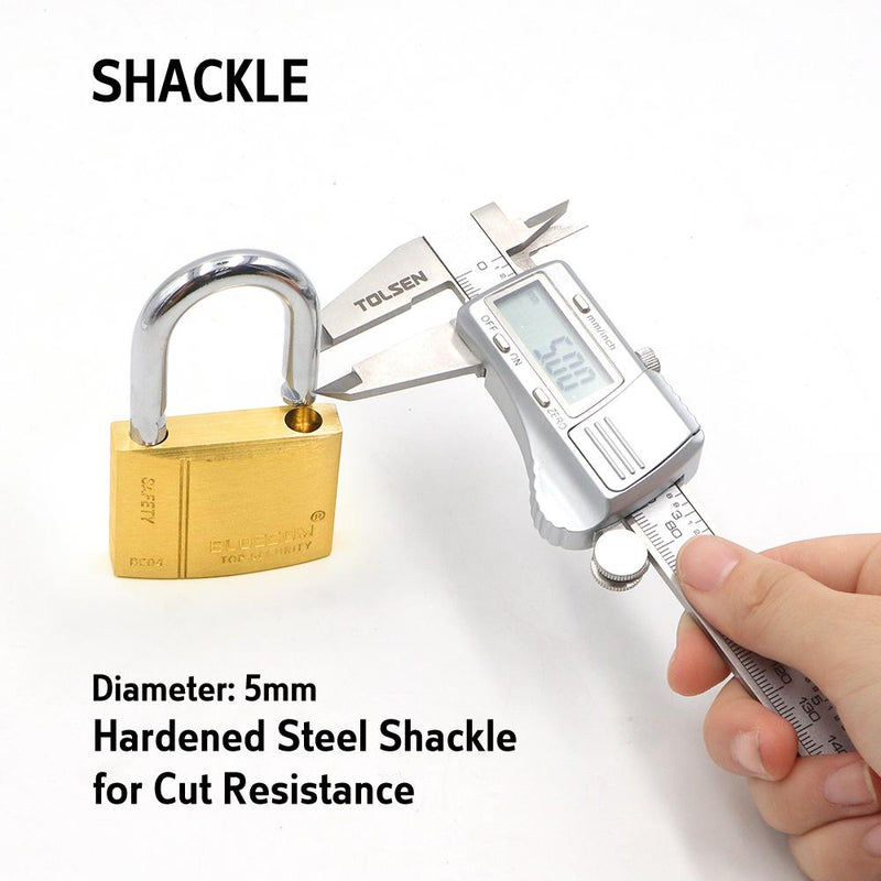 BLOSSOM PADLOCK BRASS HEAVY DUTY 30MM KEY ALIKE 4PCS