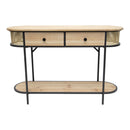 OVAL CONSOLE TABLE