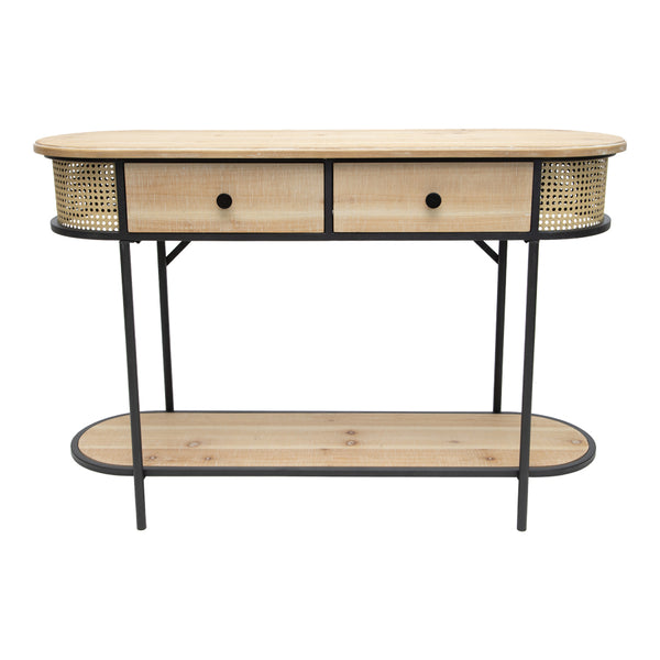 OVAL CONSOLE TABLE