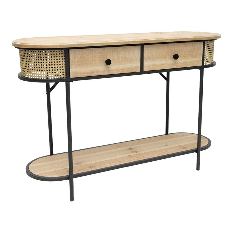 OVAL CONSOLE TABLE