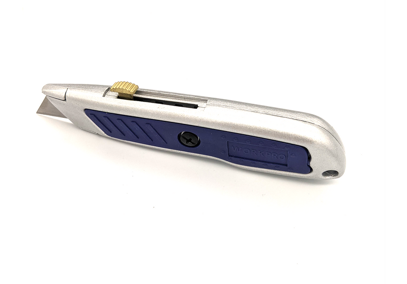 WORKPRO UTILITY KNIFE RETRACTABLE ALUMINUM