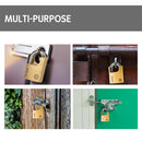 BLOSSOM PADLOCK BRASS PROTECTED SHACKLE 50MM