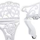 Gardeon Victorian Garden Bench – White