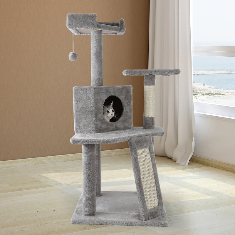 Cat Tree Tower Condo House Post Scratching Furniture Play Pet Activity Kitty Bed