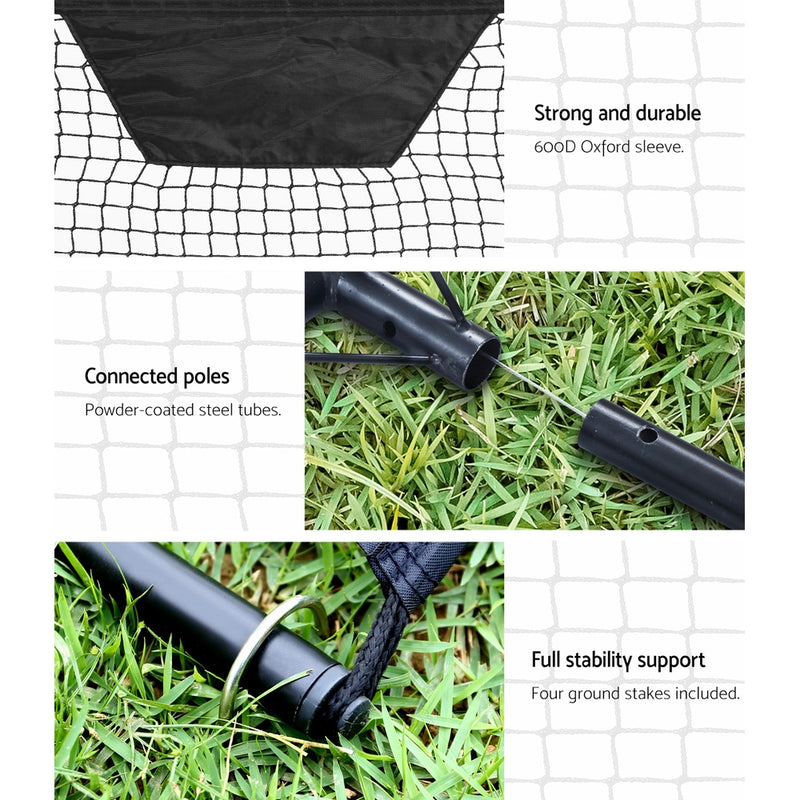 Everfit Portable Soccer Rebounder Net Volley Training Football Goal Trainer XL