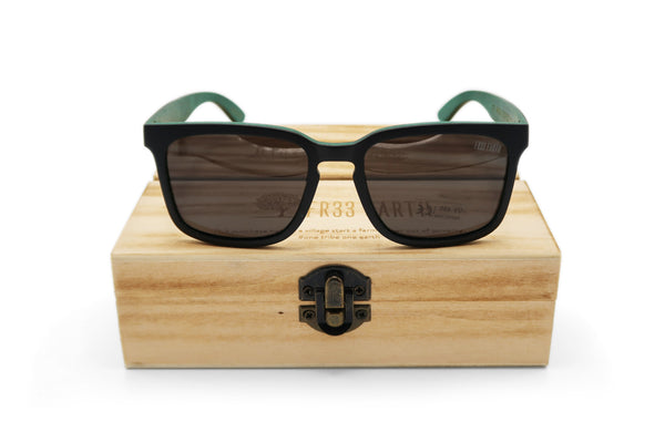 Skate Sunglasses Turtle Green