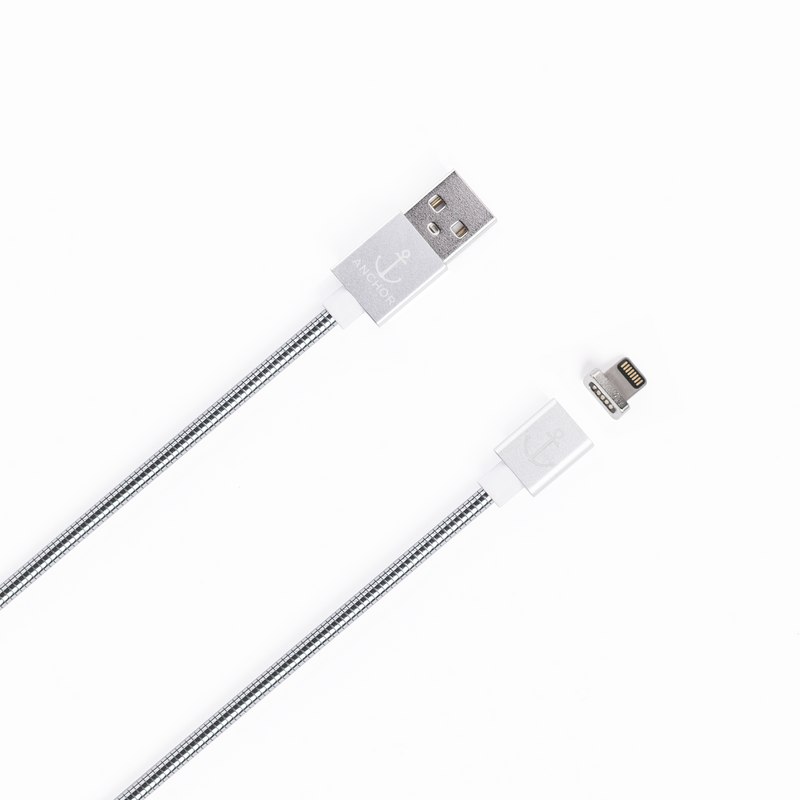 Anchor Cable 2.0 - World's Strongest Stainless steel magnetic charging cable with USB (New)