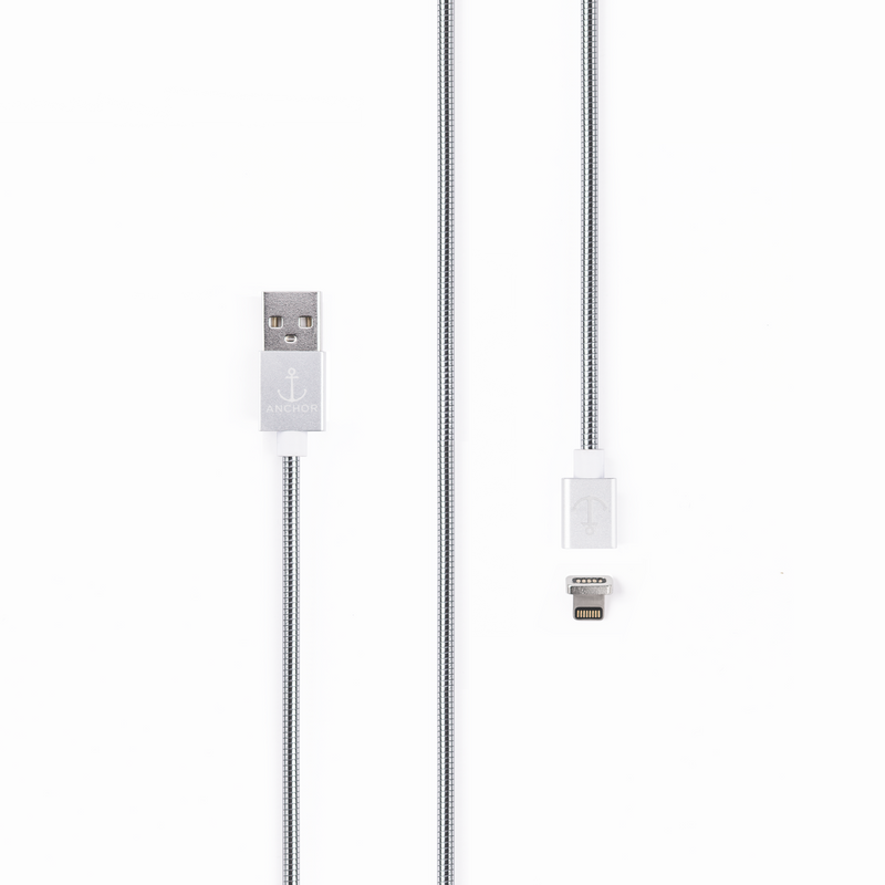 Anchor Cable 2.0 - World's Strongest Stainless steel magnetic charging cable with USB (New)