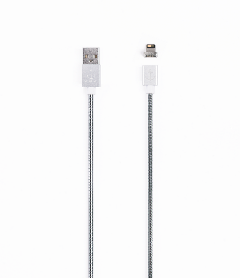 Anchor Cable 2.0 - World's Strongest Stainless steel magnetic charging cable with USB (New)