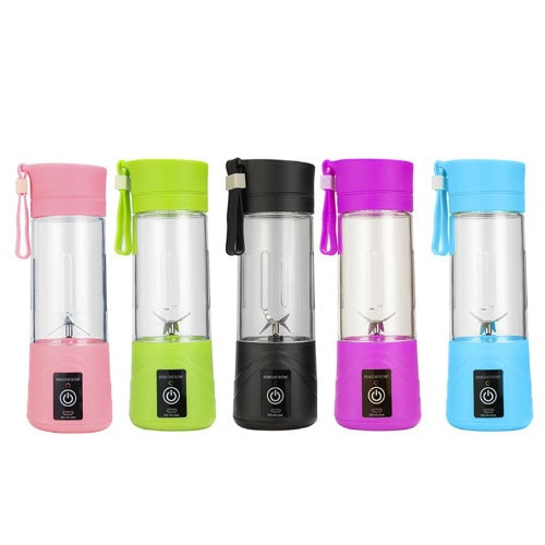 2 In 1 Portable Juice Blender Electrical USB Rechargeable Juicer Cup Juice Maker – Pink