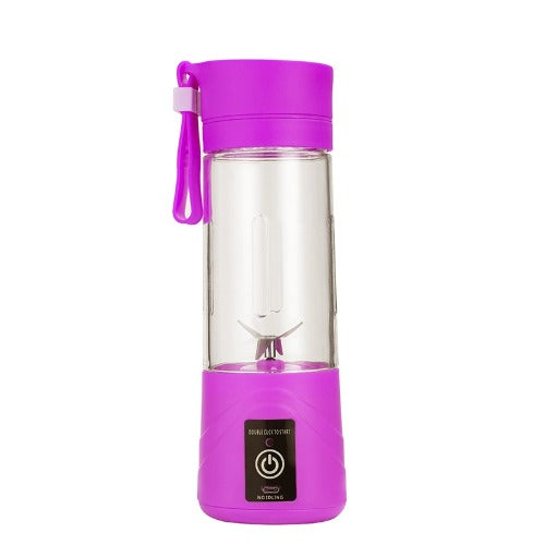 2 In 1 Portable Juice Blender Electrical USB Rechargeable Juicer Cup Juice Maker – Purple