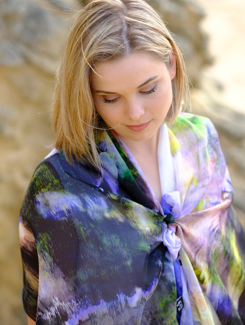 Silk Chiffon Scarf Platypus Magic