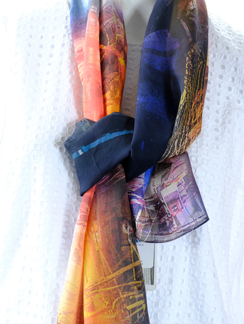 Silk Chiffon Scarf Nyhavn