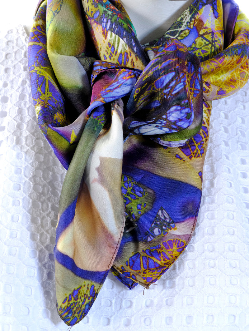 Silk Twill Scarf Cloudehill