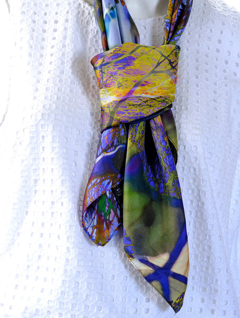 Silk Twill Scarf Cloudehill