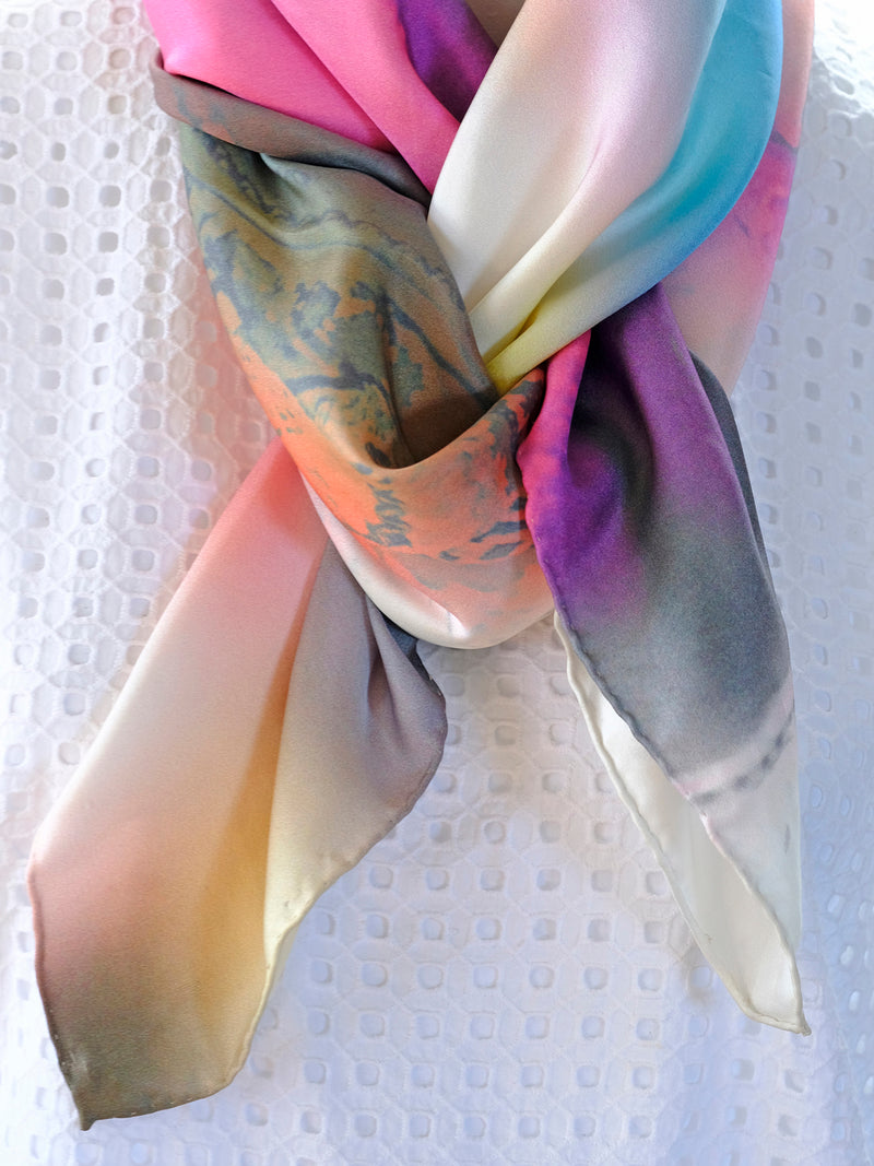 Silk Twill Scarf Cossack Swing