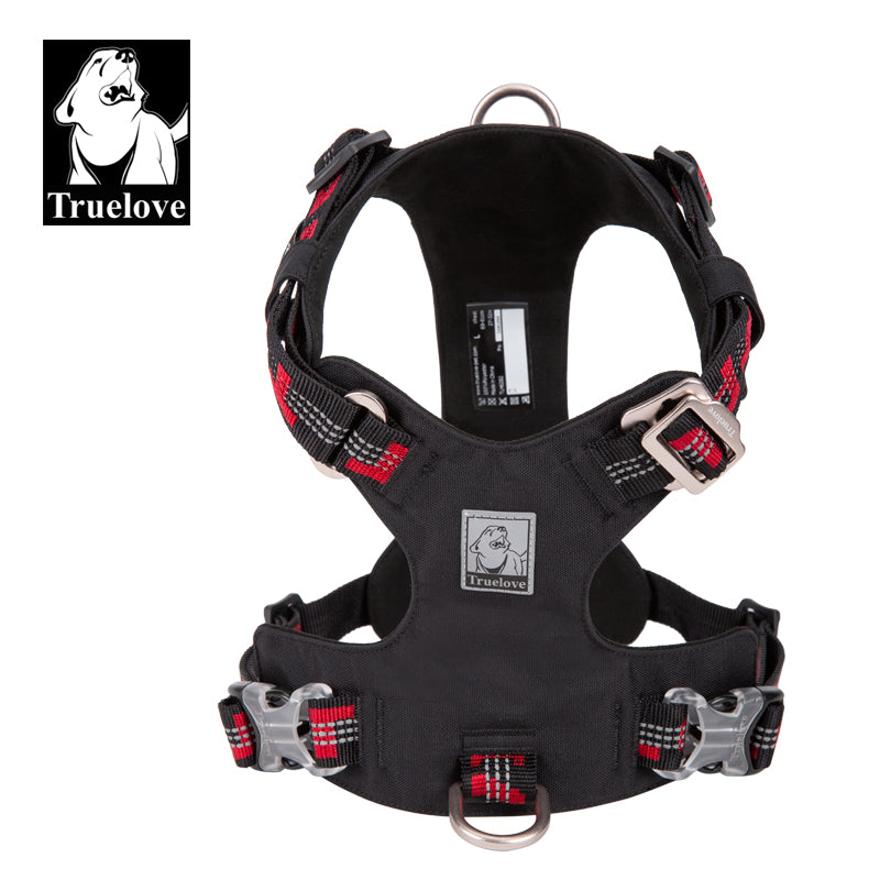 Lightweight 3M reflective Harness Black L