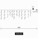 300 LED Curtain Fairy String Lights Wedding Outdoor Xmas Party Lights Cool White