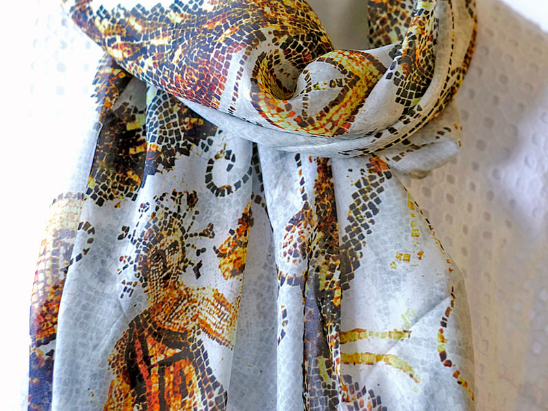 Silk Chiffon Scarf Ganymede