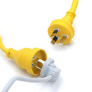 A-LINE EXTENSION LEAD YELLOW HEAVY DUTY 10A/240V 20M SAA