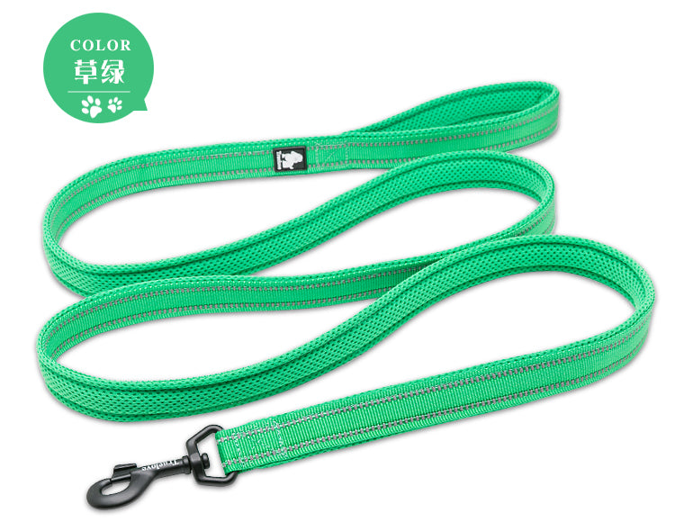 Reflective Pet Leash 2 meters Green XS