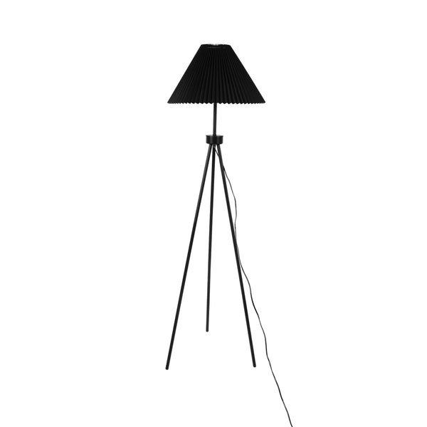 Modern LED Floor Lamp Stand Reading Light Decoration Indoor Classic Linen Fabric