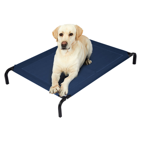 Pet Bed Dog Beds Bedding Sleeping Non-toxic Heavy Trampoline Navy L