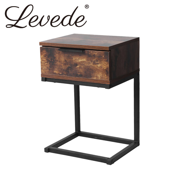 Levede Bedside Tables Drawers Side Table Wood Nightstand Storage Cabinet Unit