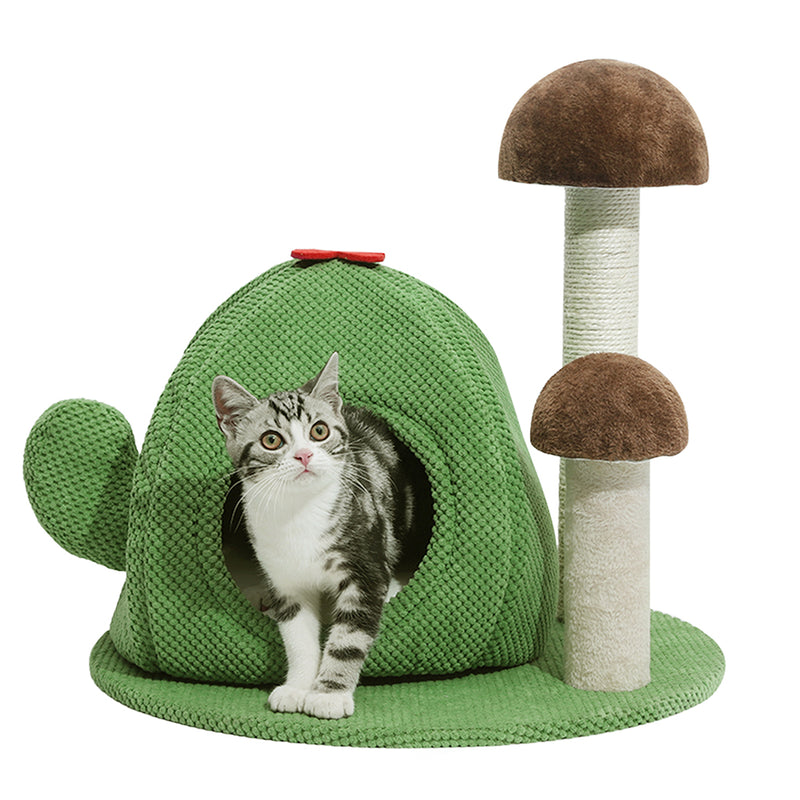 Cat Tree Tower Condo House Post Scratching Furniture Play Pet Activity Kitty Bed