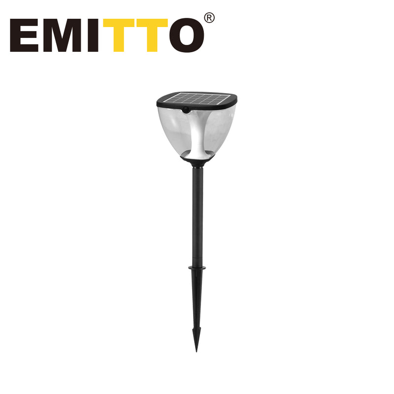 EMITTO Solar Powered LED Garden Light Pathway Landscape Lawn Lamp Patio 60cm