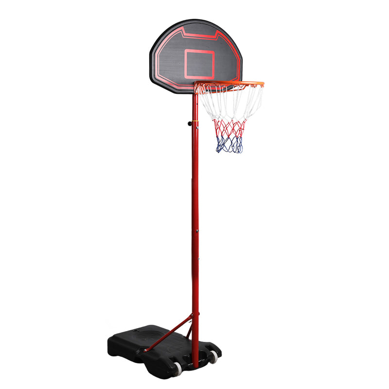 Basketball Hoop Stand System Ring Portable 2.1M Adjustable Height Kids In Ground