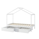 Levede Bed Frame Wooden Single Timber House Frame Mattress Base Storage Drawers