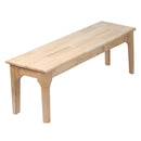 Dining Chairs Bench Seat Side Chair Kitchen Wood Contemporary Furniture Oak