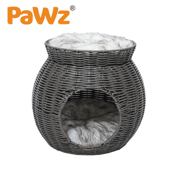 PaWz Pet Cat Bed Puppy House Sleeping Nest Calming Cushion Washable Non-toxic