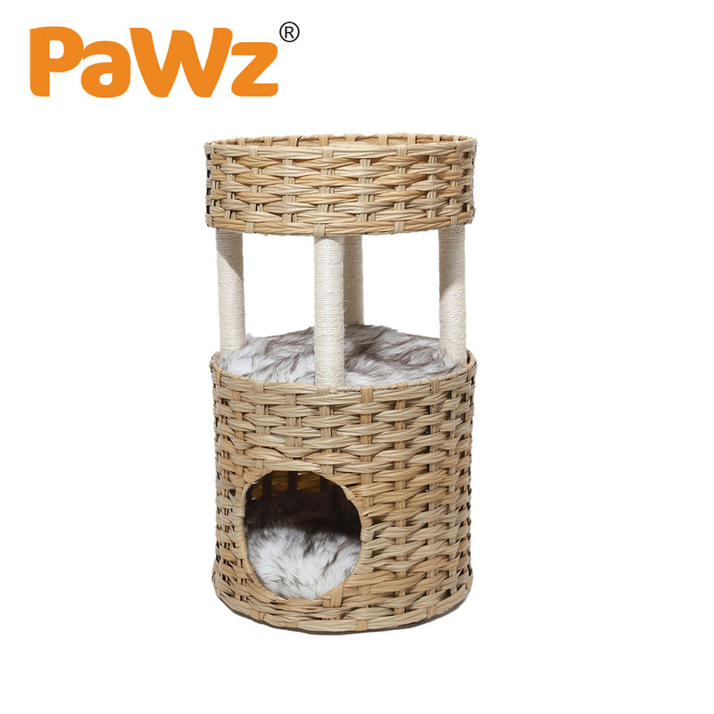 PaWz Pet Cat Bed Puppy House Sleeping Nest Calming Cushion Washable Non-toxic