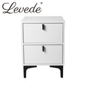 Levede Bedside Tables Side Table Bedroom Nightstand 2 Drawers Storage Cabinet