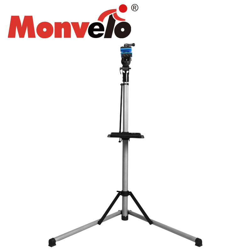 MONVELO Portable Bike Repair Stand Floor Workstand Bicycle Maintenance Max 50kg