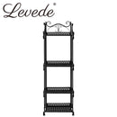 Levede Plant Stand 4 Tiers Outdoor Indoor Metal Flower Pots Rack Garden Shelf