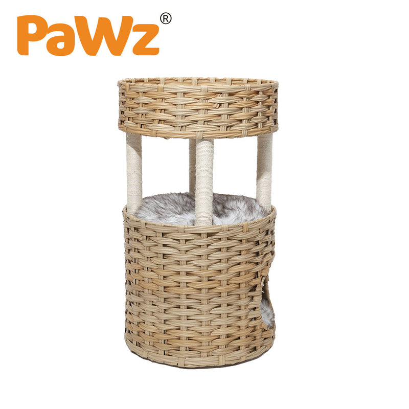 PaWz Pet Cat Bed Puppy House Sleeping Nest Calming Cushion Washable Non-toxic