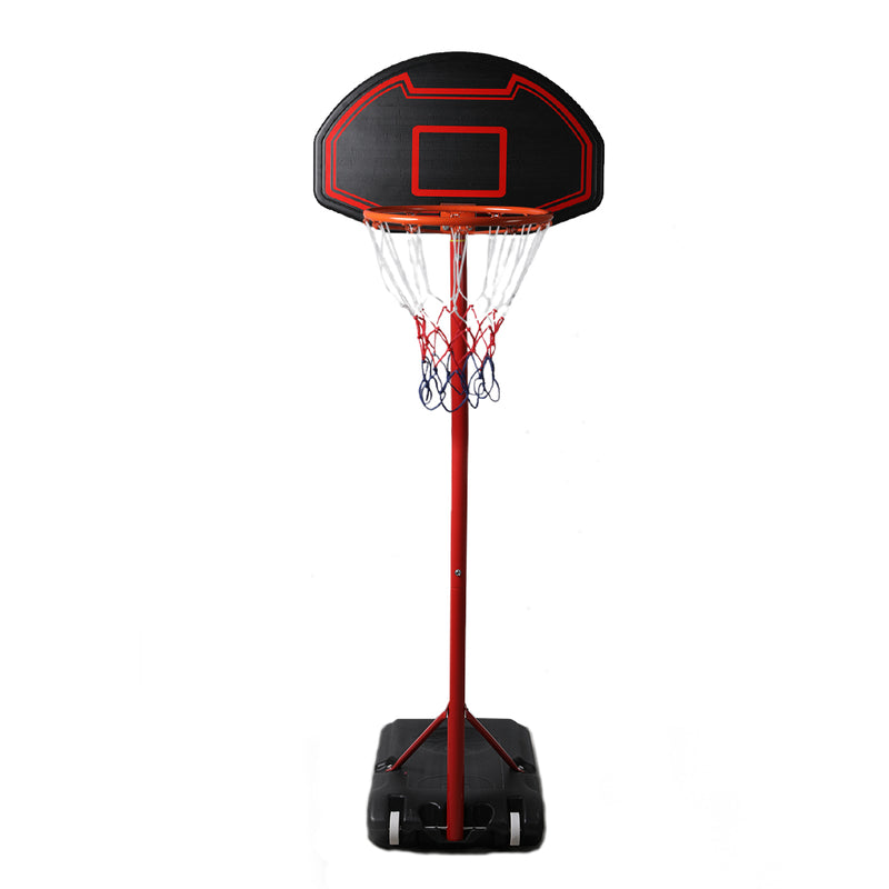 Basketball Hoop Stand System Ring Portable 2.1M Adjustable Height Kids In Ground