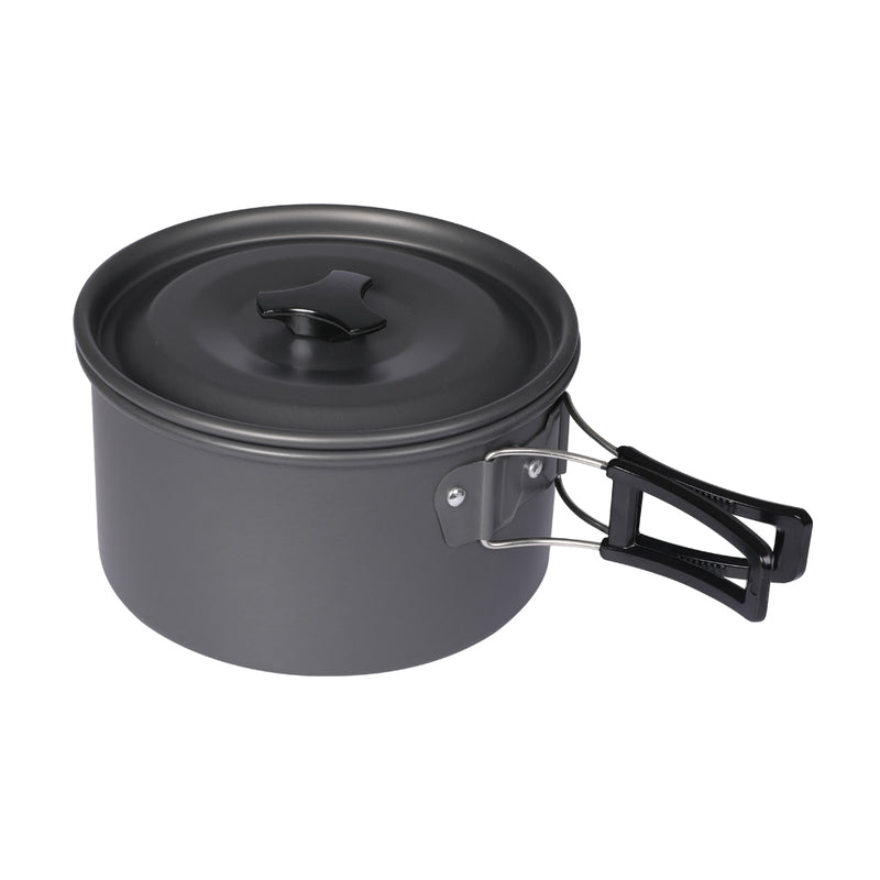 10Pcs Camping Cookware Set Outdoor Hiking Cooking Bowl Pot Pan Portable Picnic