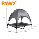 PaWz Pet Trampoline Bed Dog Cat Elevated Hammock With Canopy Raised Heavy Duty L
