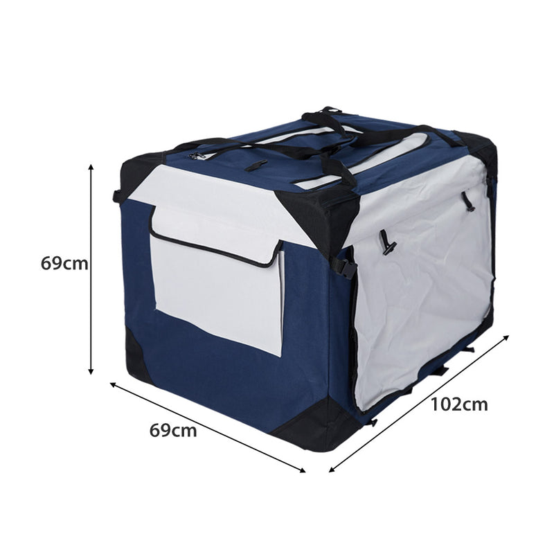 Pet Carrier Bag Dog Puppy Spacious Outdoor Travel Hand Portable Crate 2XL