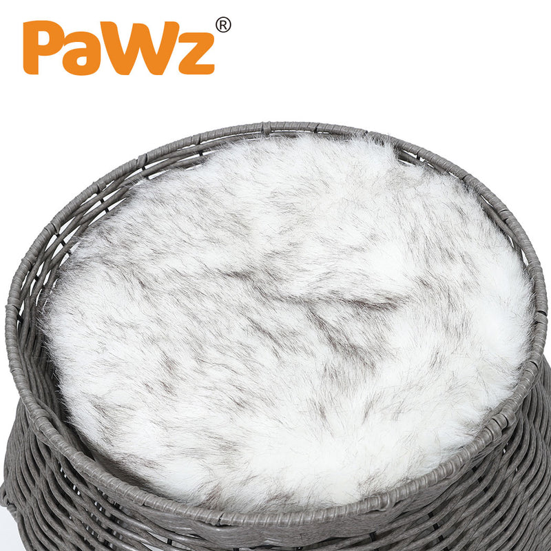 PaWz Pet Cat Bed Puppy House Sleeping Nest Calming Cushion Washable Non-toxic